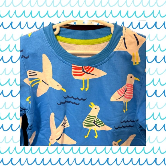 Other - Kids Blue Seagull Sweatshirt |Size 5T/6Y| 🐦🩵